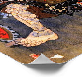 Poster Homme avec tatouages, Kunisada Art Japonais (Coin)