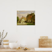 Poster Homme avec une écorce à roues (Cuisine)