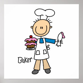 Poster Homme Baker