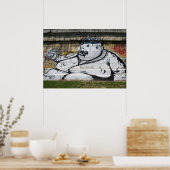 Poster Homme blanc gras (Cuisine)