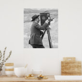 Poster Homme caméra antique, 1918 (Cuisine)
