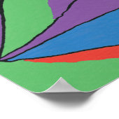 Poster Homme coloré Abstrait (Coin)