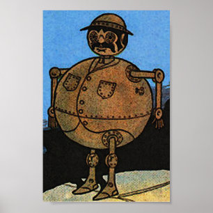 Poster Homme de bidon