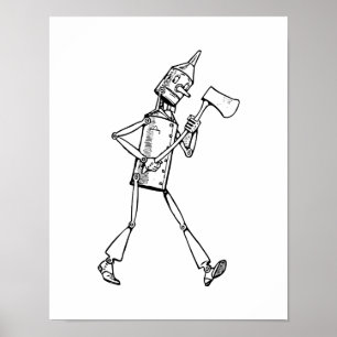 Poster Homme de fer blanc - Magicien d'Oz