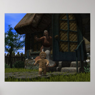 Poster Homme de pain d'épice