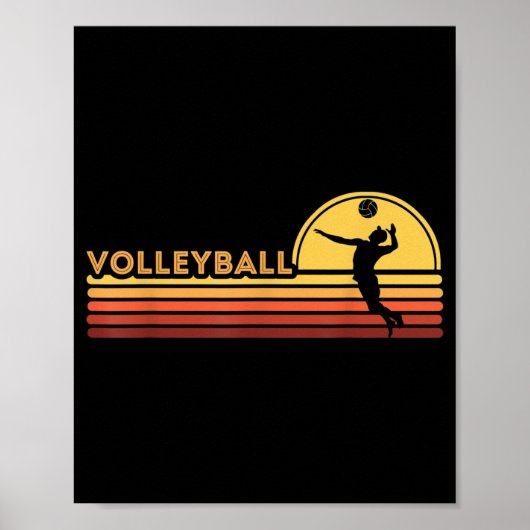 Poster Homme de volley-ball (Devant)