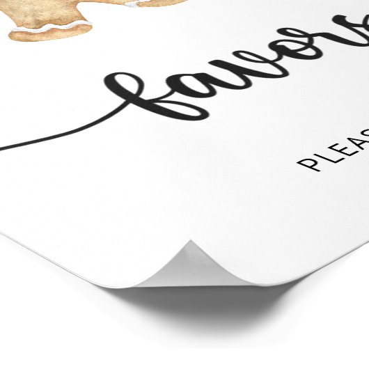 Poster Homme en pain d'épices \ Faveurs (Coin)