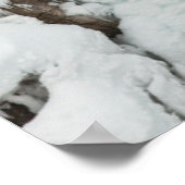 Poster Homme escalade glace, Colorado (Coin)