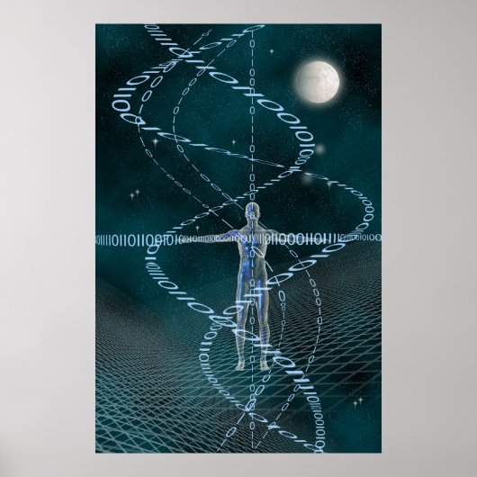 Poster Homme et cyberespace (Devant)