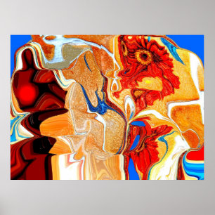 Poster Homme et Réchauffement climatique