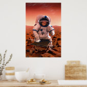 Poster Homme et Sojourner se rencontrent sur Mars (Cuisine)