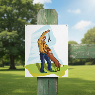 Poster Homme et son chien