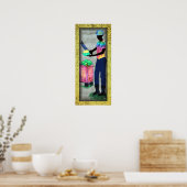 Poster 'Homme gelé' (Cuisine)