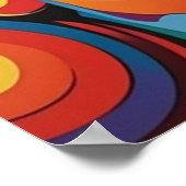 Poster Homme Groovy Vibrant (Coin)
