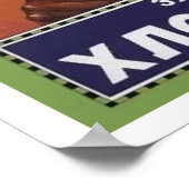 Poster Homme heureux avec dentifrice, drôle de propagande (Coin)