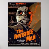 POSTER HOMME INVISIBLE 1933 (Devant)
