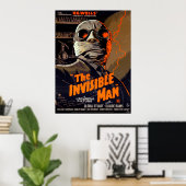 POSTER HOMME INVISIBLE 1933 (Bureau à domicile)