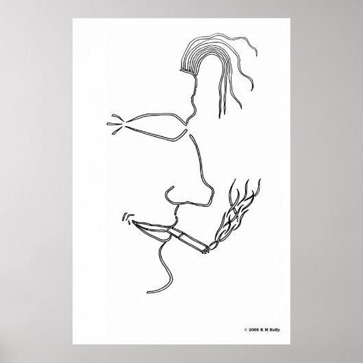 POSTER HOMME MINIMAL (Devant)