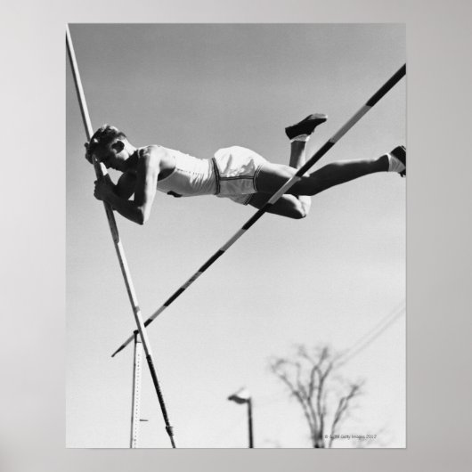 Poster Homme Pole Vaulter (Devant)