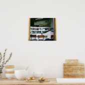 Poster Homme qui mange seul (Cuisine)