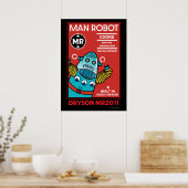 Poster Homme Robot L'homme parfait (Cuisine)