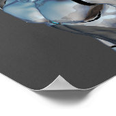 Poster homme robot musculaire cyborg androïde (Coin)