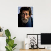 Poster Homme sans abri et sans défense (Bureau à domicile)