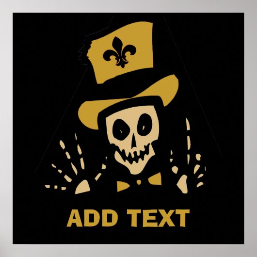 Poster Homme vaudou de la Nouvelle-Orléans (Devant)