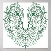 Poster Homme vert (Devant)