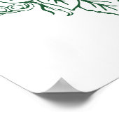 Poster Homme vert (Coin)