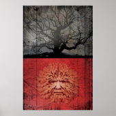 Poster Homme vert (Devant)