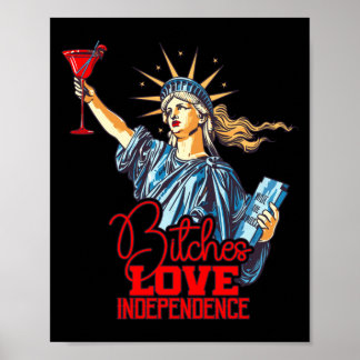 Poster Hommes aiment la liberté statue de la liberté paro