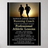 Hommes Coureurs, Athlétisme Leçons Publicité