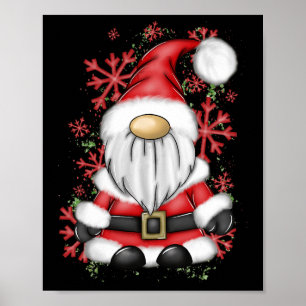 Poster Hommes de Noël M. Claus Père Noël Gnome Noël Paja