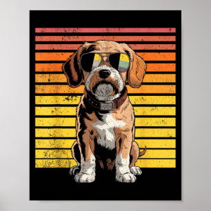Poster Hommes femmes cavapoo fiers cool vintage amateurs