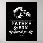 Poster Hommes Père Fils Amis Poing Bump Papa's Père<br><div class="desc">Hommes Père Fils Amis Fist Bump Papa Fête des pères Famille Cadeau. Un cadeau parfait pour votre père, maman, papa, hommes, femmes, amis et membres de la famille le jour de Thanksgiving, Noël, Fête des mères, Fête des pères, 4 juillet, 1776 Jour indépendant, Fête des anciens combattants, Fête de l'Halloween,...</div>