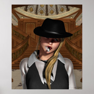 Poster Hommes seulement