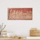 Poster Hommes s'occupant des chiens de chasse (Cuisine)