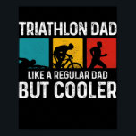Poster Hommes Triathlon Papa Comme Un Père Régulier Mais<br><div class="desc">Hommes Triathlon Papa Comme Un Père Régulier Mais Glacière Drôle Cadeau Triathlète Triathlon. Un cadeau parfait pour votre père, maman, papa, hommes, femmes, amis et membres de la famille le jour de Thanksgiving, Noël, Fête des mères, Fête des pères, 4 juillet, 1776 Jour indépendant, Fête des anciens combattants, Fête de...</div>