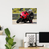 POSTER HONDA CBR600RR (Bureau à domicile)