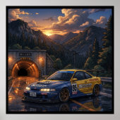 Poster Honda Integra Type R JTCC (Devant)