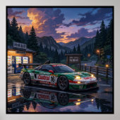 Poster Honda NSX GT (Devant)