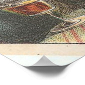 Poster  honden Bouncer Bar (Hoek)