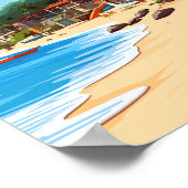 Poster Honduras Caraïbes Travel Art Vintage (Coin)