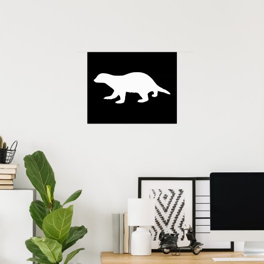 Poster Honey Badger (Bureau à domicile)