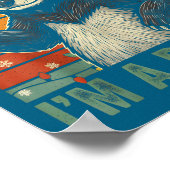 Poster Honey Badger Christmas First Of All Im A Delight F (Coin)