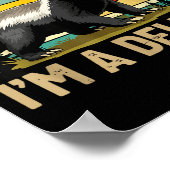 Poster Honey Badger First Of All Im A Delight Funny Honey (Coin)