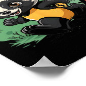 Poster Honey Badger ne se soucie pas mignon animal Amusan (Coin)