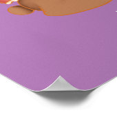 Poster Honey Bear & Friends, DIY Name White Script (Coin)