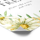 Poster Honey Bee Bridal Shower Sweets & Treats Table Sign (Coin)